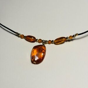 Elegant Amber Necklace